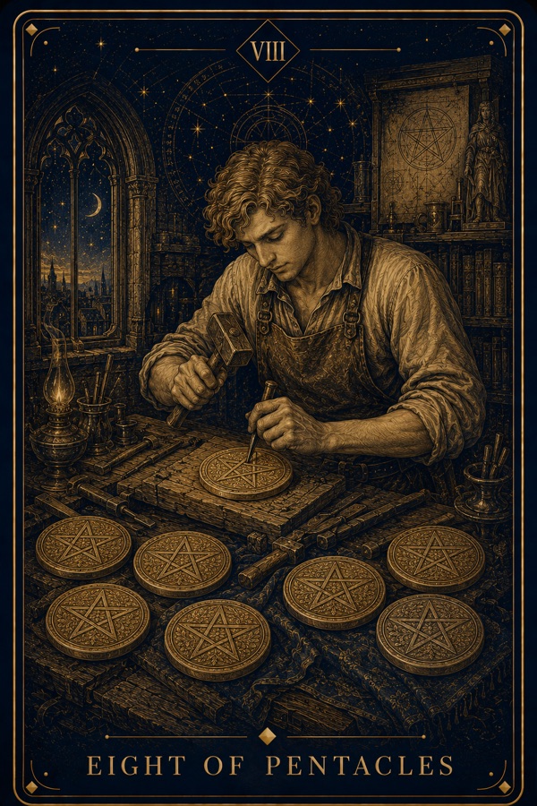 Eight of Pentacles
