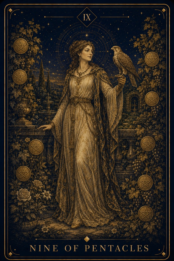 Nine of Pentacles