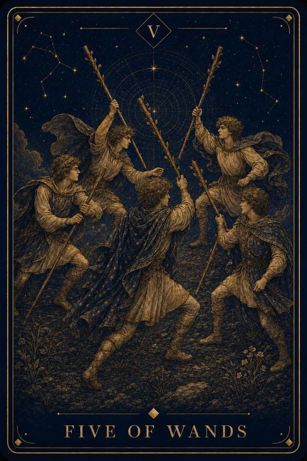 Five of Wands